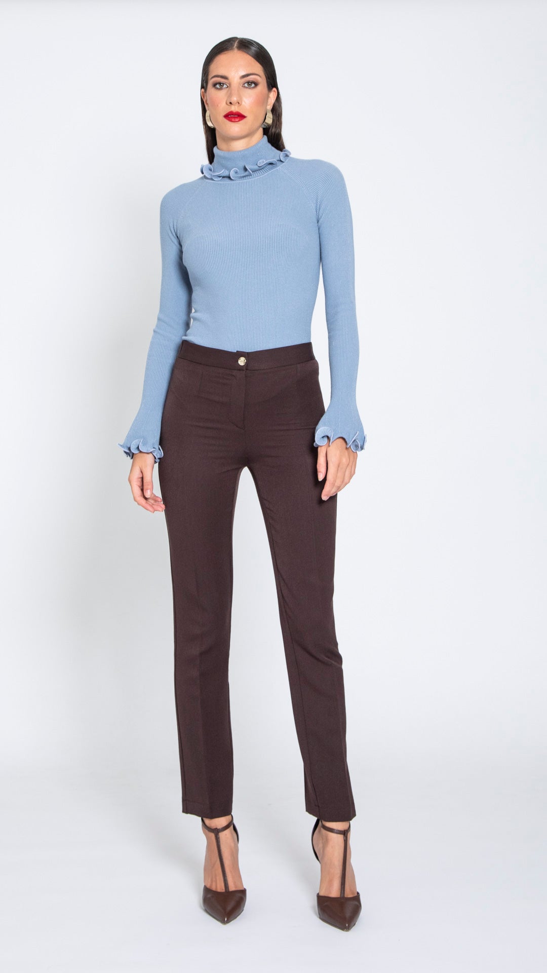 FIORE - PANTALONE CON ELASTICO DIETRO