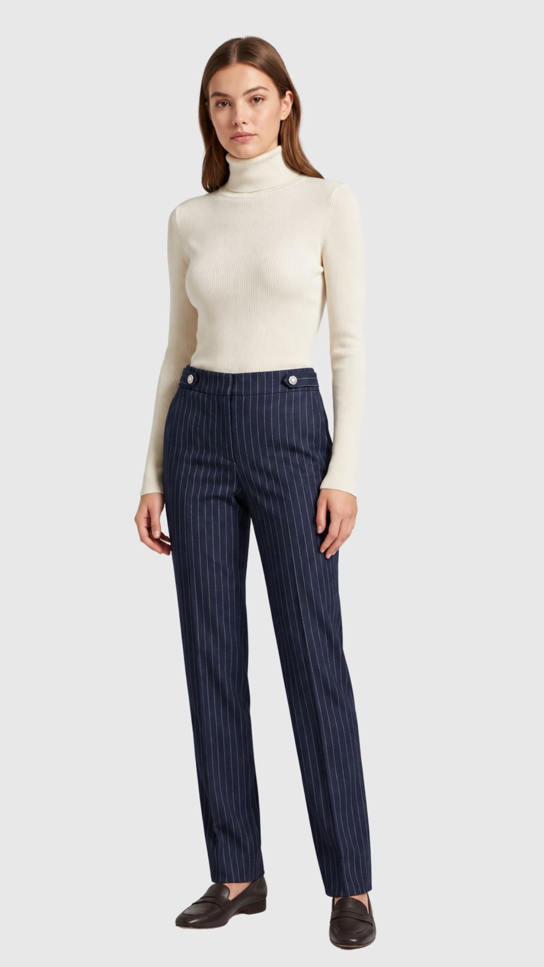 PUNGOLO - PANTALONE ZAMPA CON CINTINI