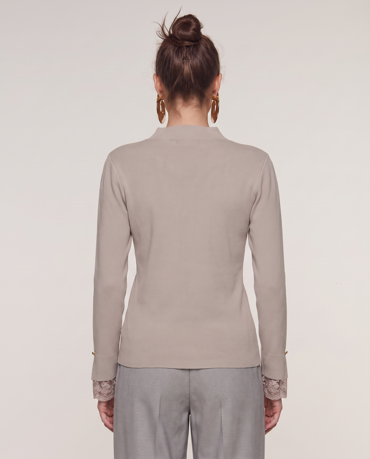 MARMINO - MAGLIA LUPETTO PIZZO SUI POLSI