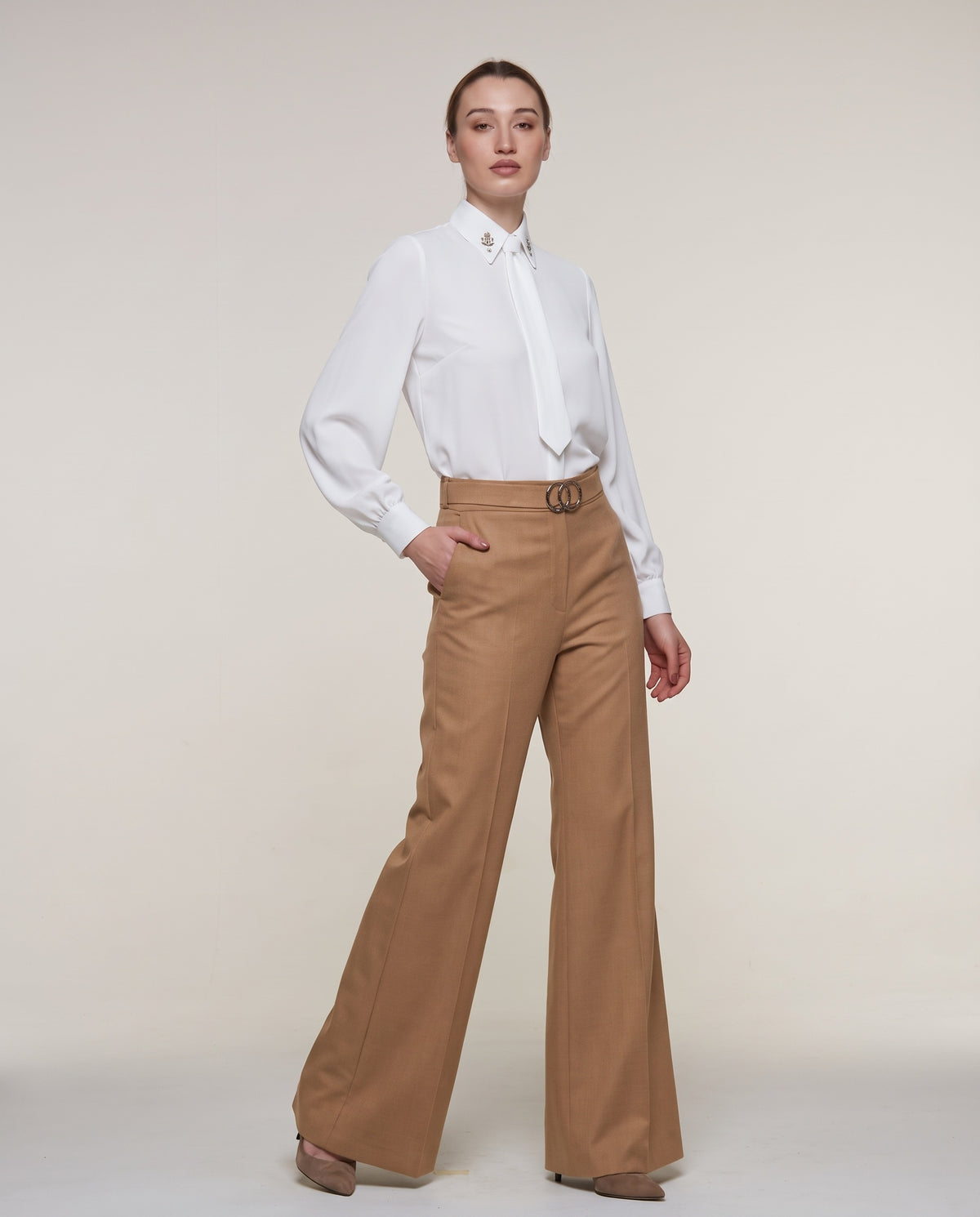 GERONIMO - PANTALONE LARGO CON ACCESSORIO