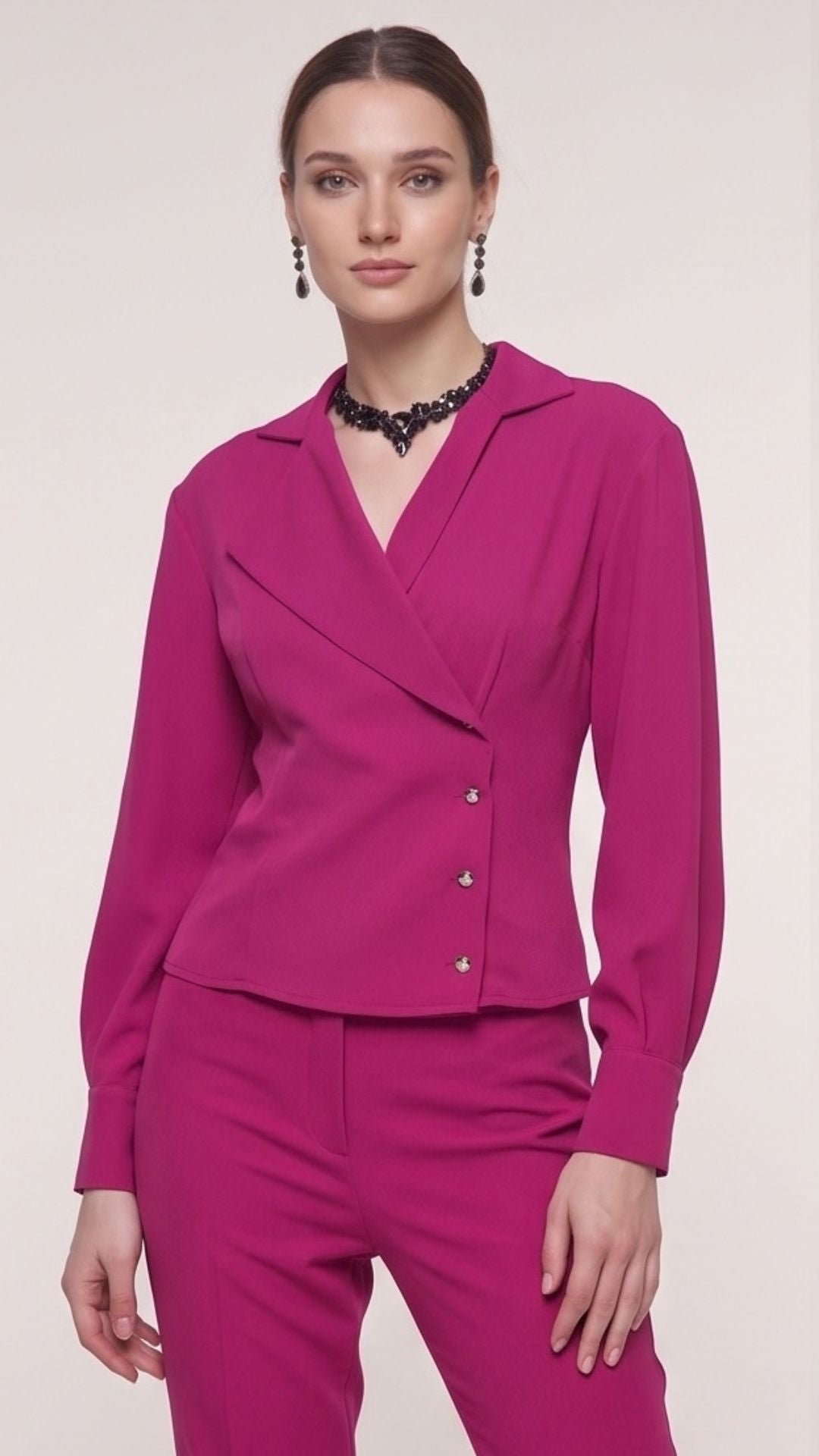 MIRAGGIO - CAMICIA CON ABBOTTONATURA LATERALE