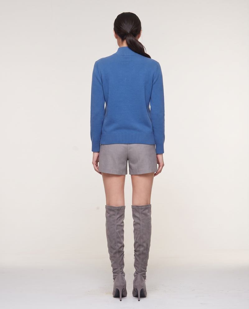 MAESTA - MAGLIA LUPETTO ROMBI PAILLETTES