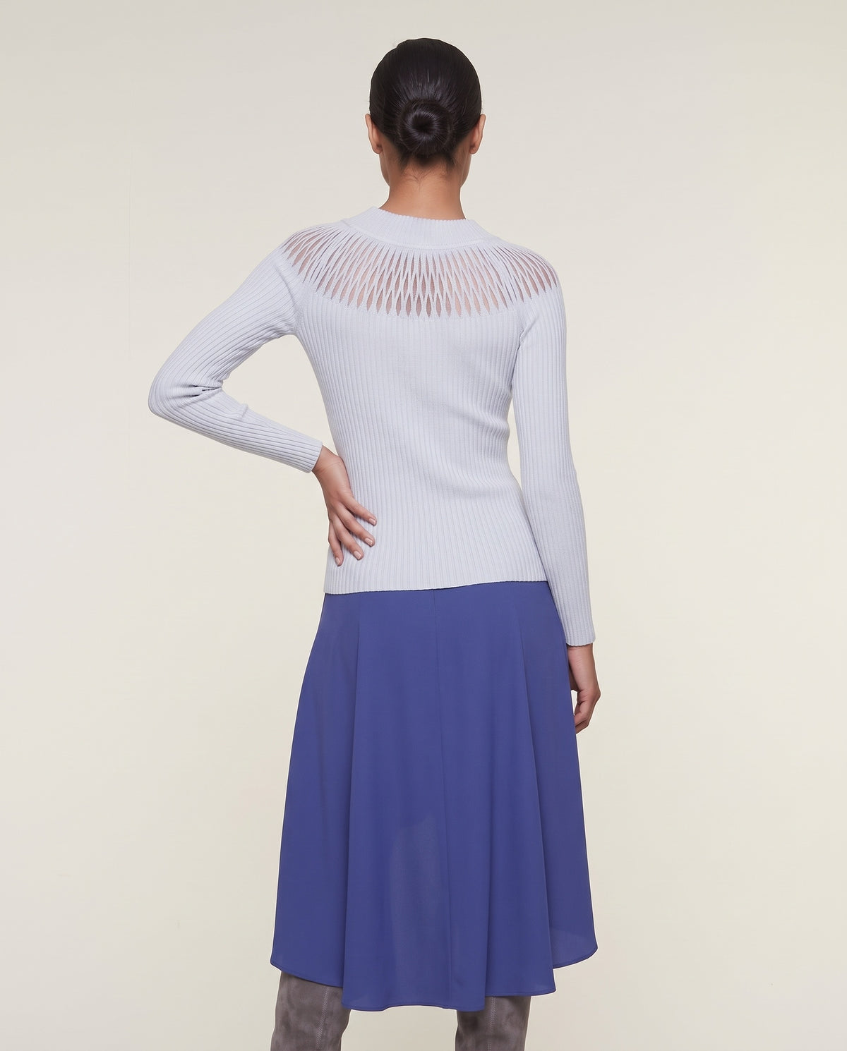 MUSINO - MAGLIA LUPETTO RETE DECOLTE
