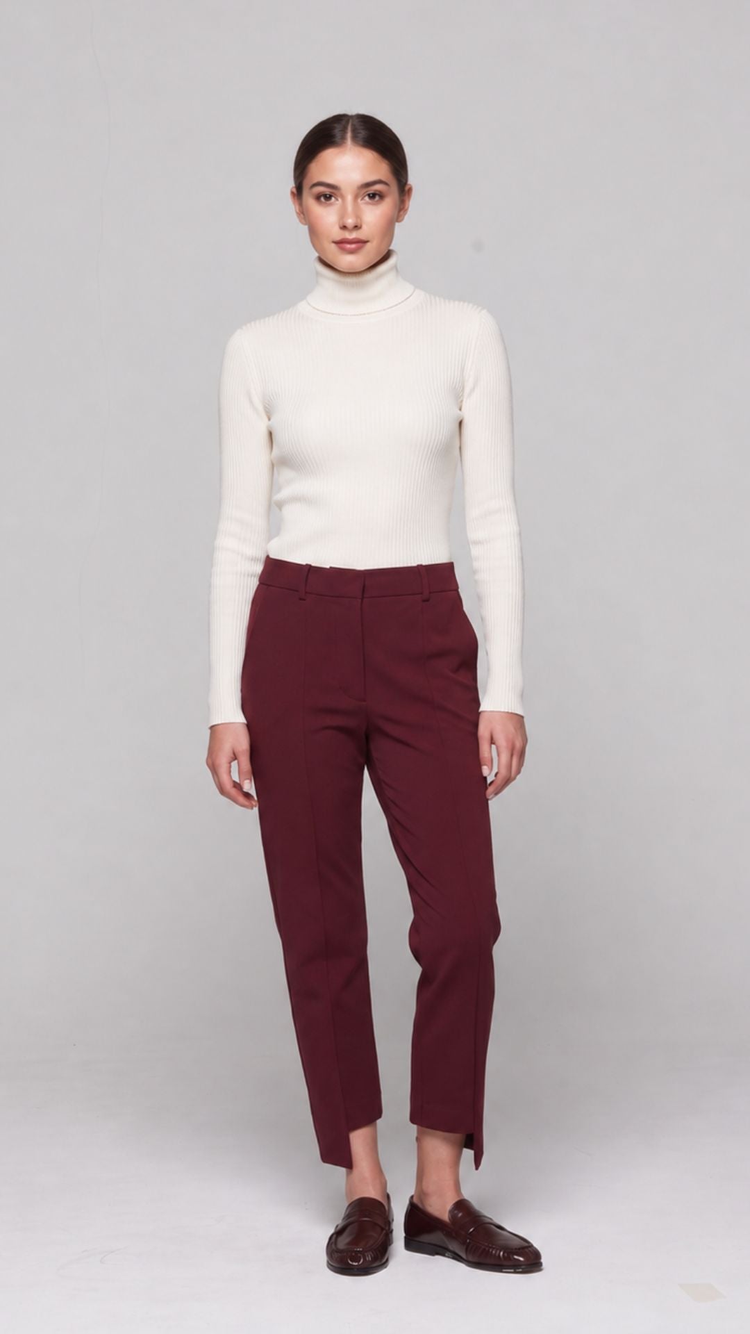 PEMBA - PANTALONE ORLO SFALZATO