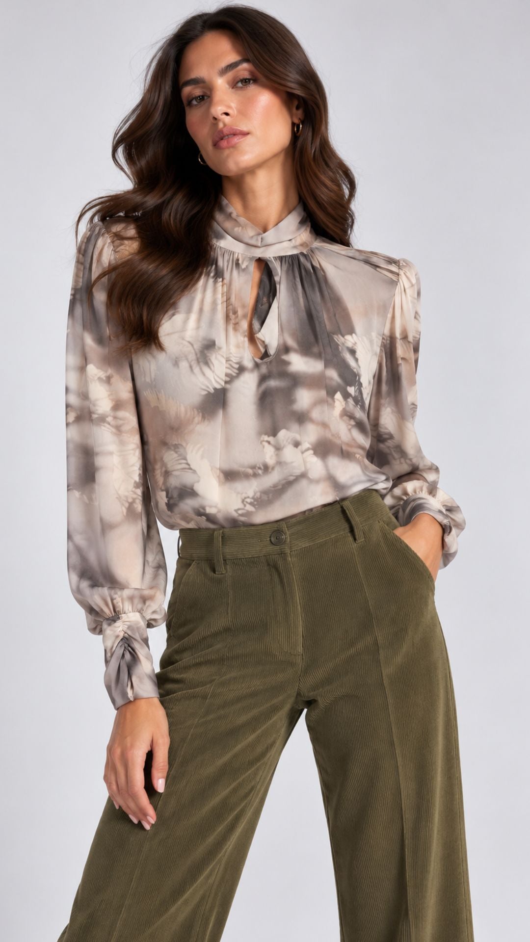 SIVAR - BLUSA DOLCEVITA E GOCCIA