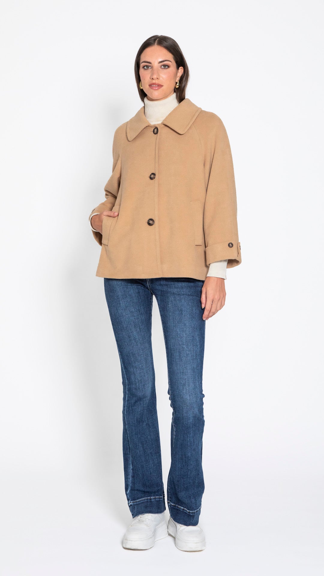 CERTOSA - CAPPOTTO CORTO CON POLSI