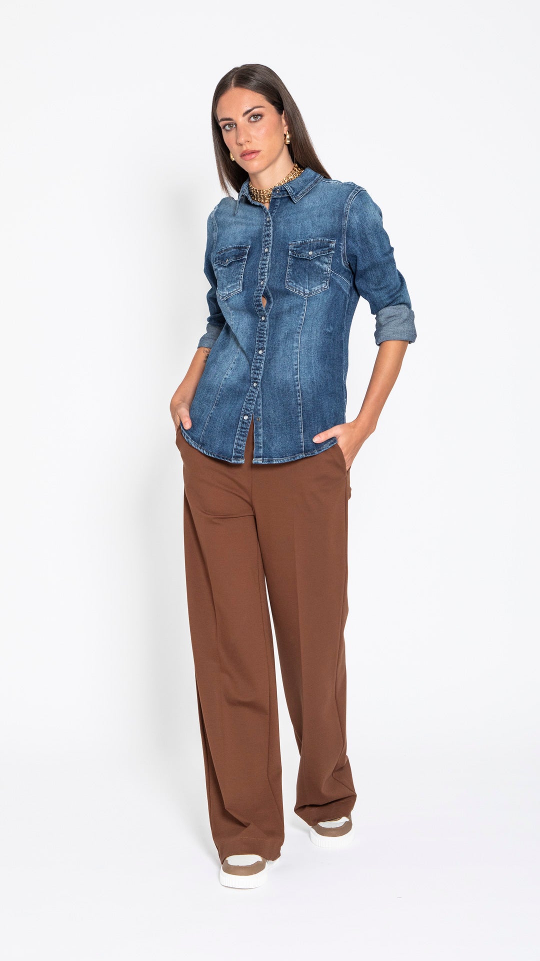 DALMA325 - CAMICIA DENIM