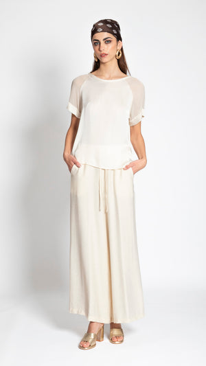 SBIRRO - PANTALONE AMPIO COULISSE