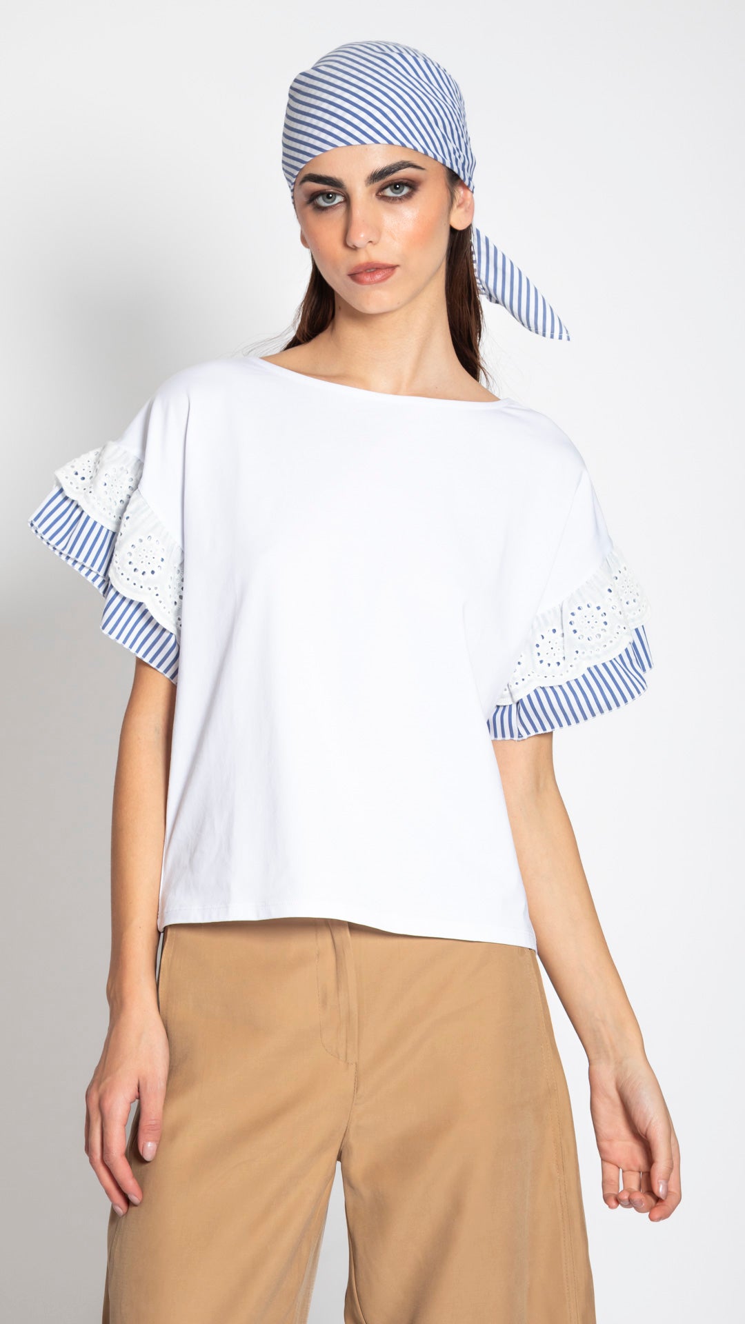 TABARRO - T-SHIRT GIROCOLLO DOPPIA BALZA