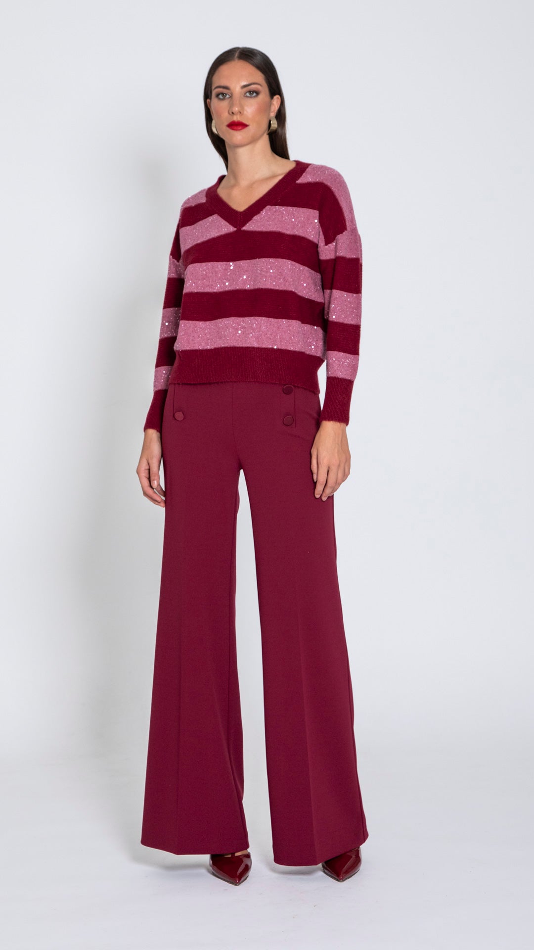 MANEGGIO - MAGLIA OVER RIGHE