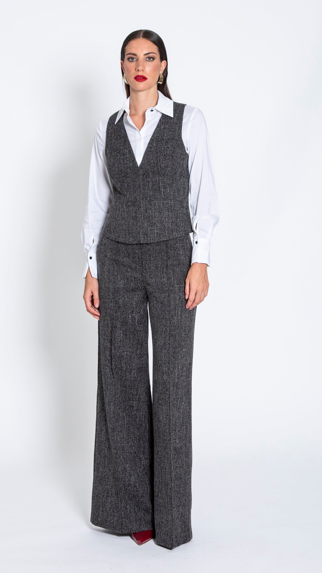 SIERO - GILET CON GANCI