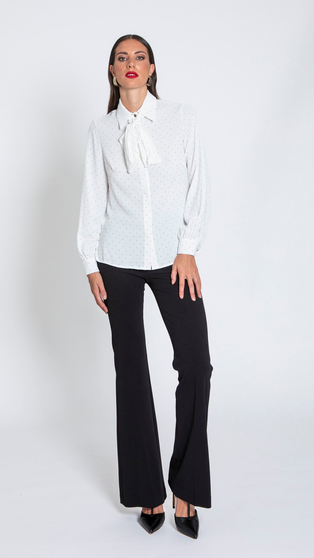 MORICONE - CAMICIA TUTTA STRASS
