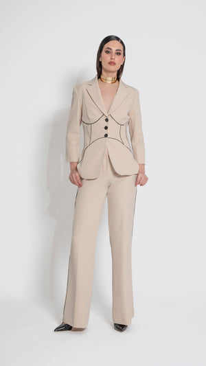 TRIO - GIACCA CON PROFILI