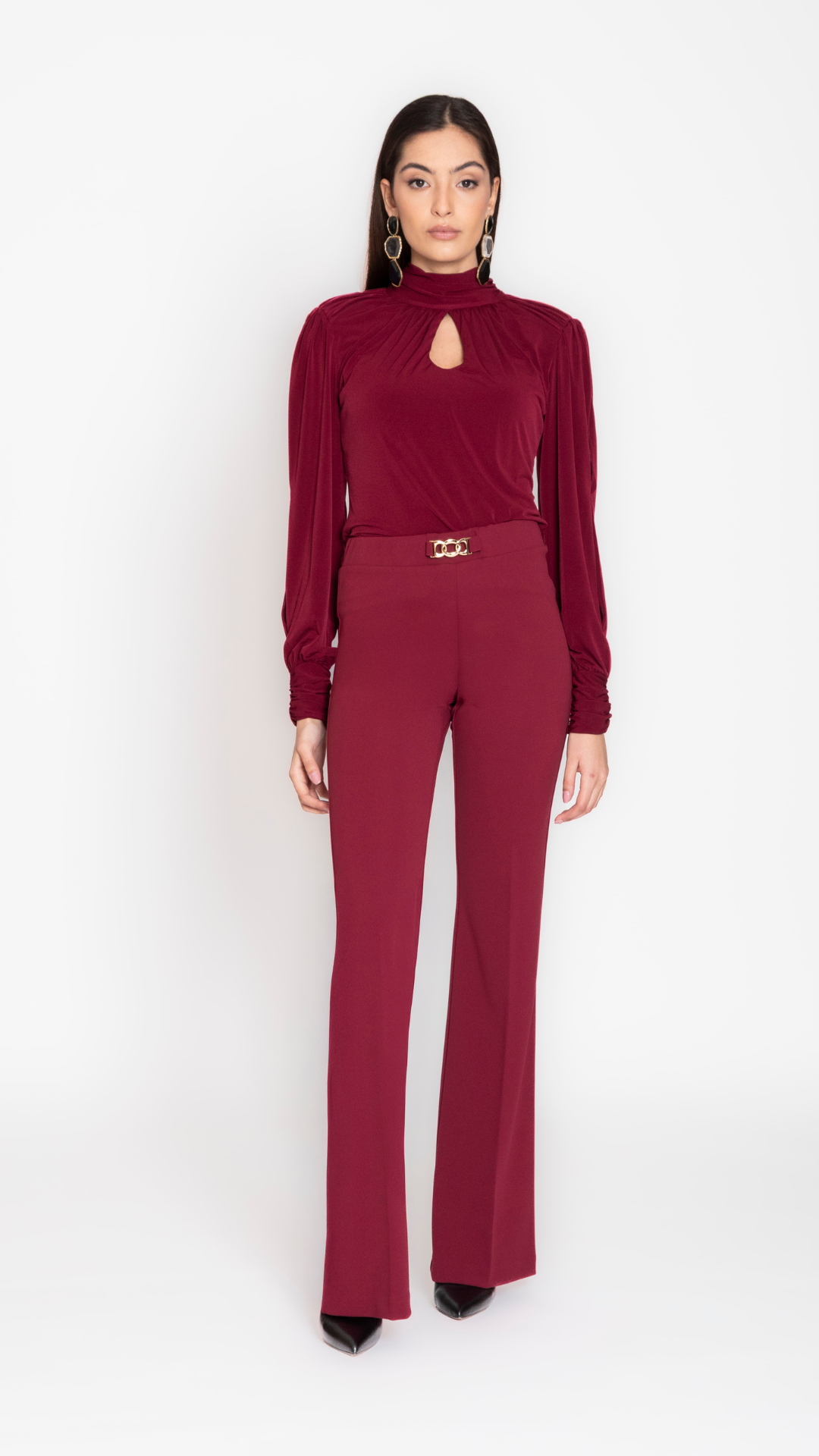 JUKE - MAGLIA COLLO ALTO BUCO AL CENTRO