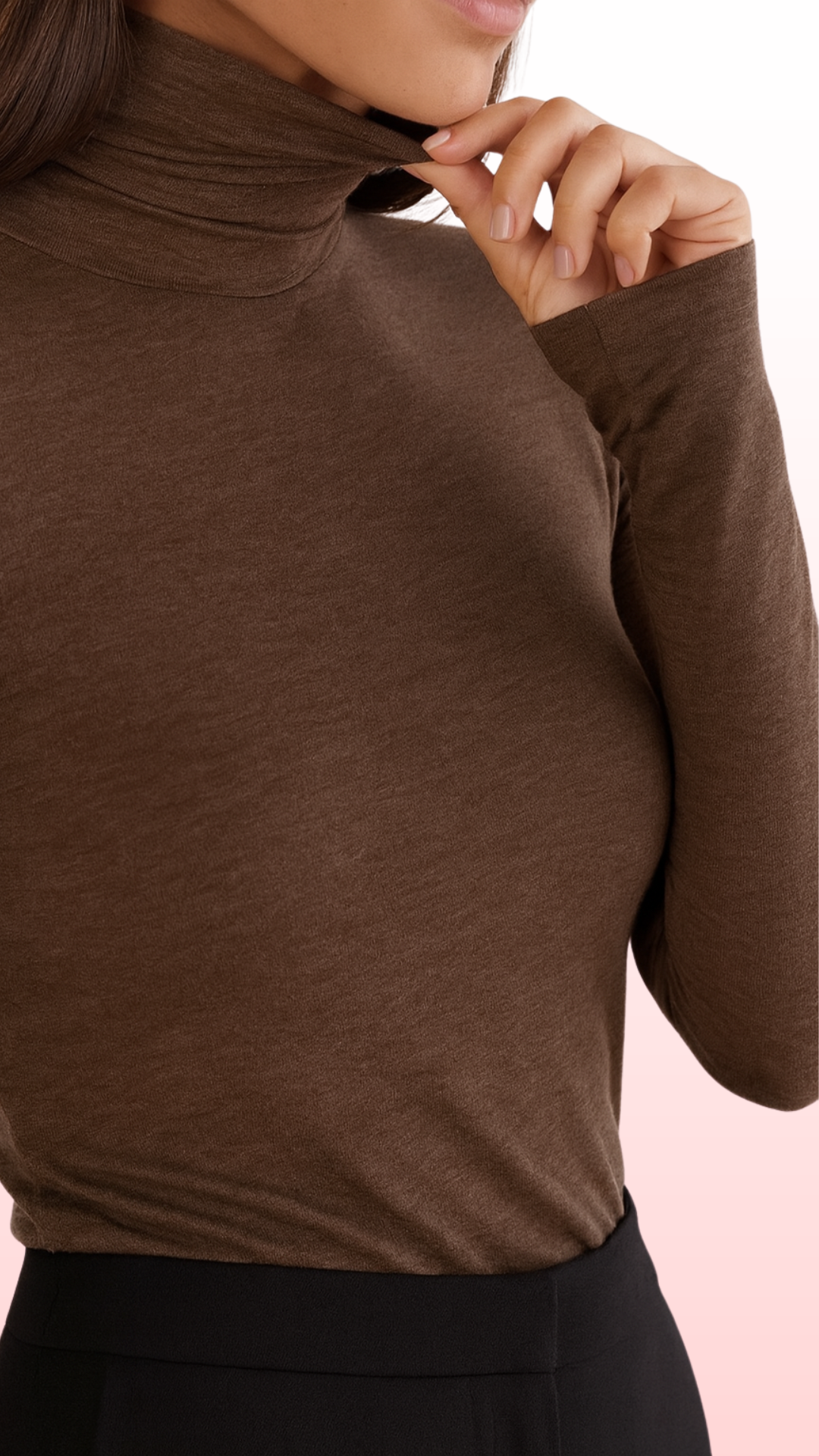 MERCOLEDI - MAGLIA COLLO ALTO CASHMERINE