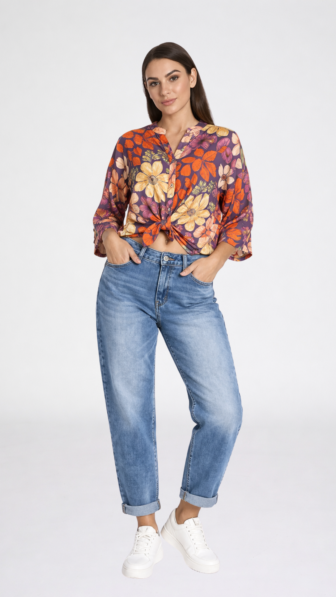 DORA - PANTALONE SLIM DENIM