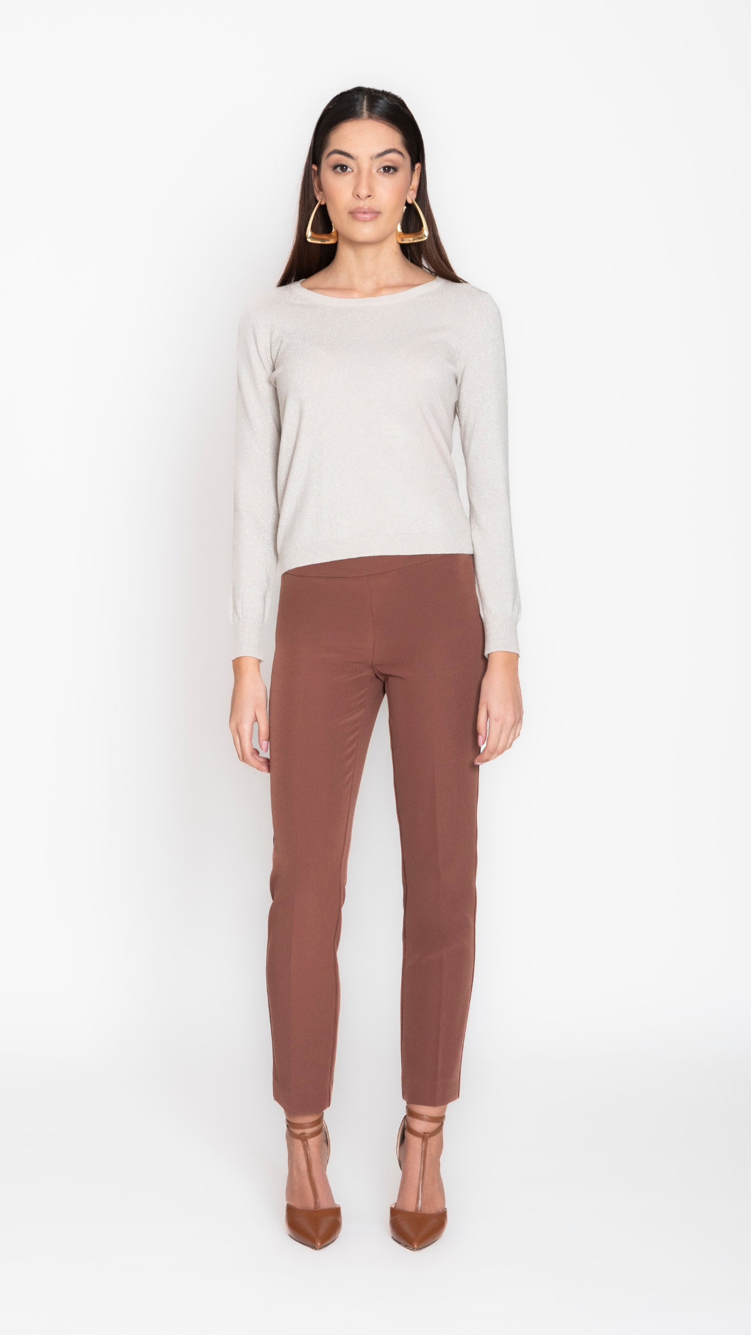 MESTIERE - MAGLIA GIROCOLLO LUREX