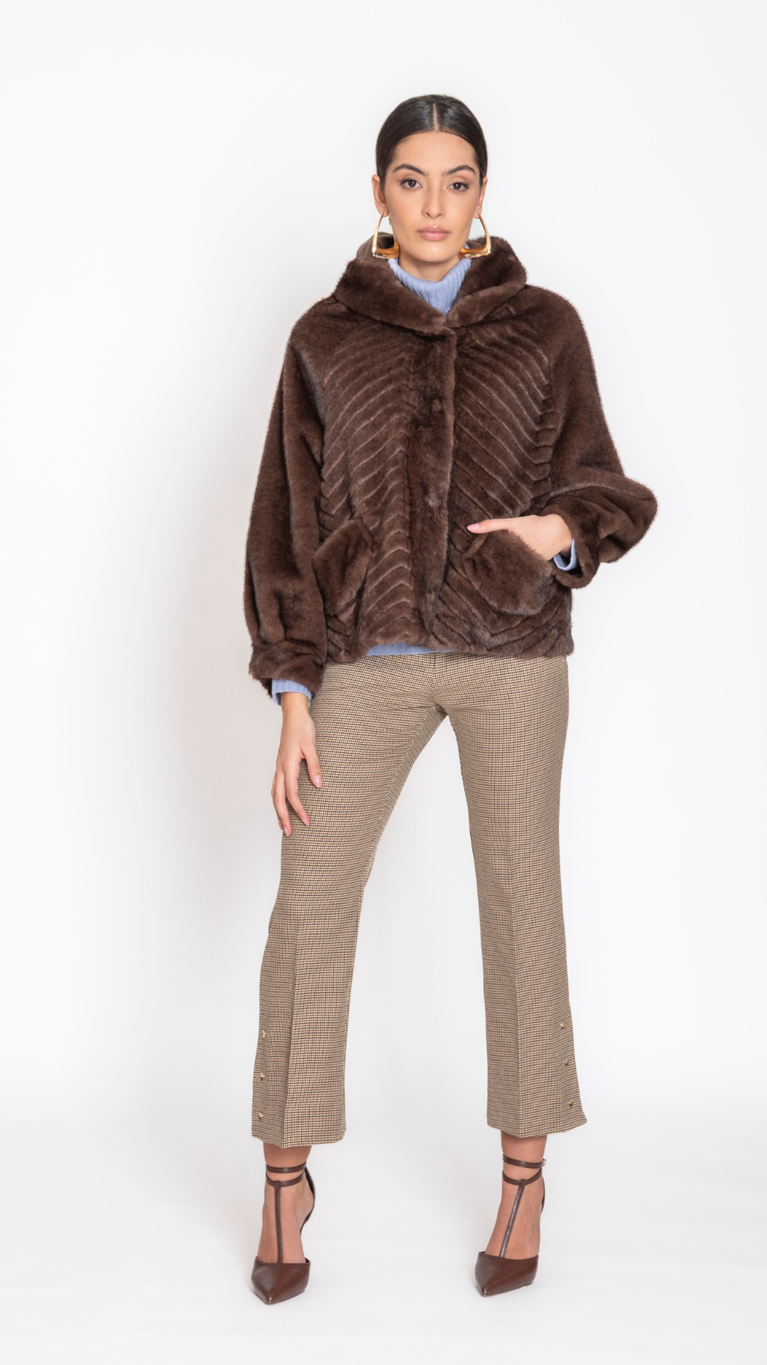 PIPA - PANTALONE TROMBETTA BOTTONI