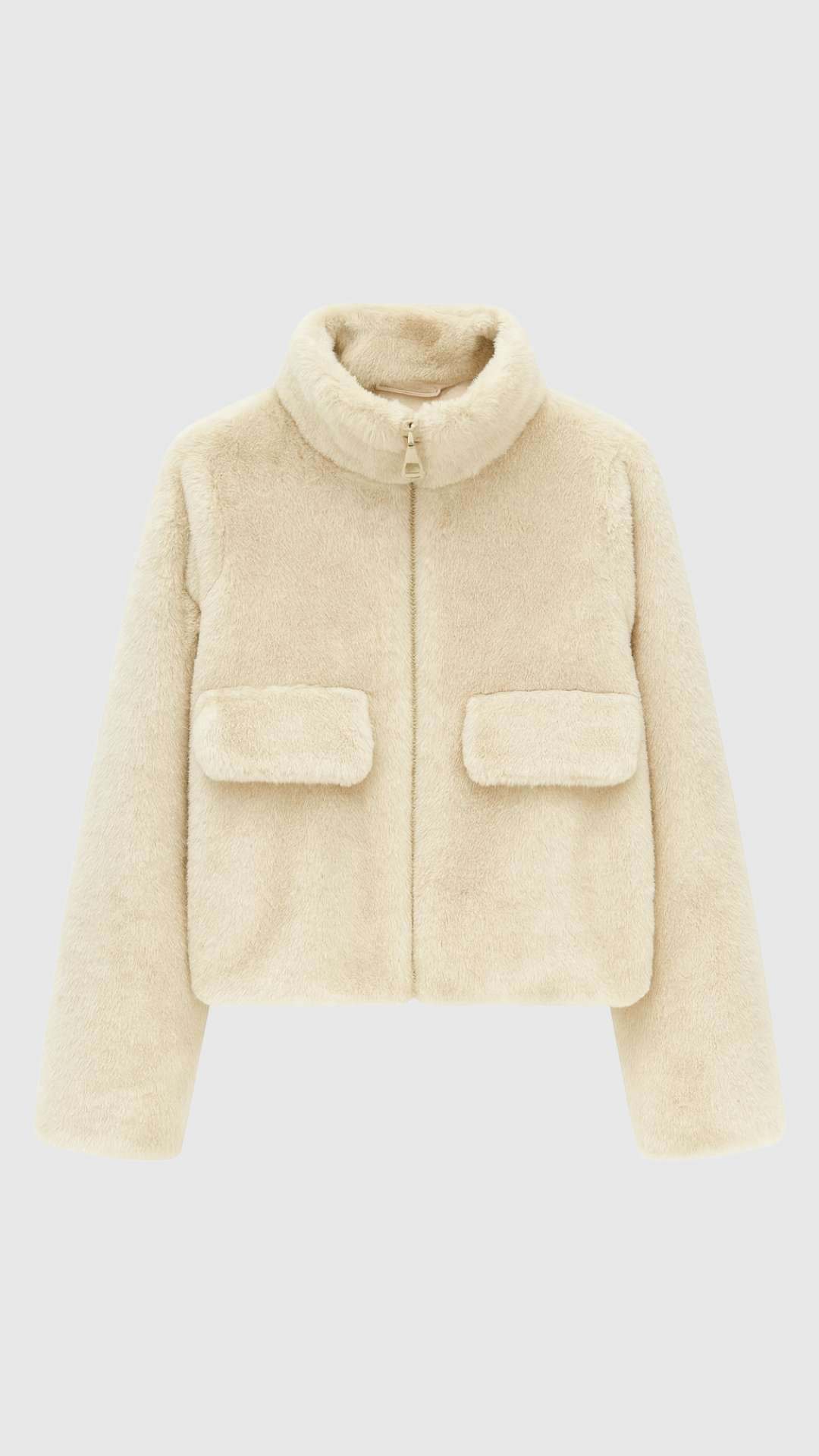 EGIZIO - GIUBBINO ZIP ECOPELLICCIA