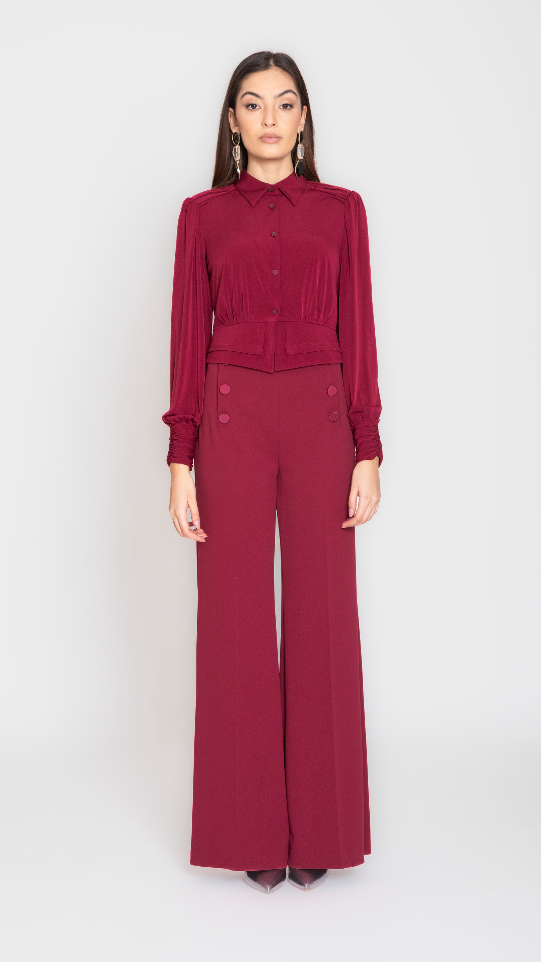 JOLLY - CAMICIA CON MANICA E DOPPIA BASCHINA