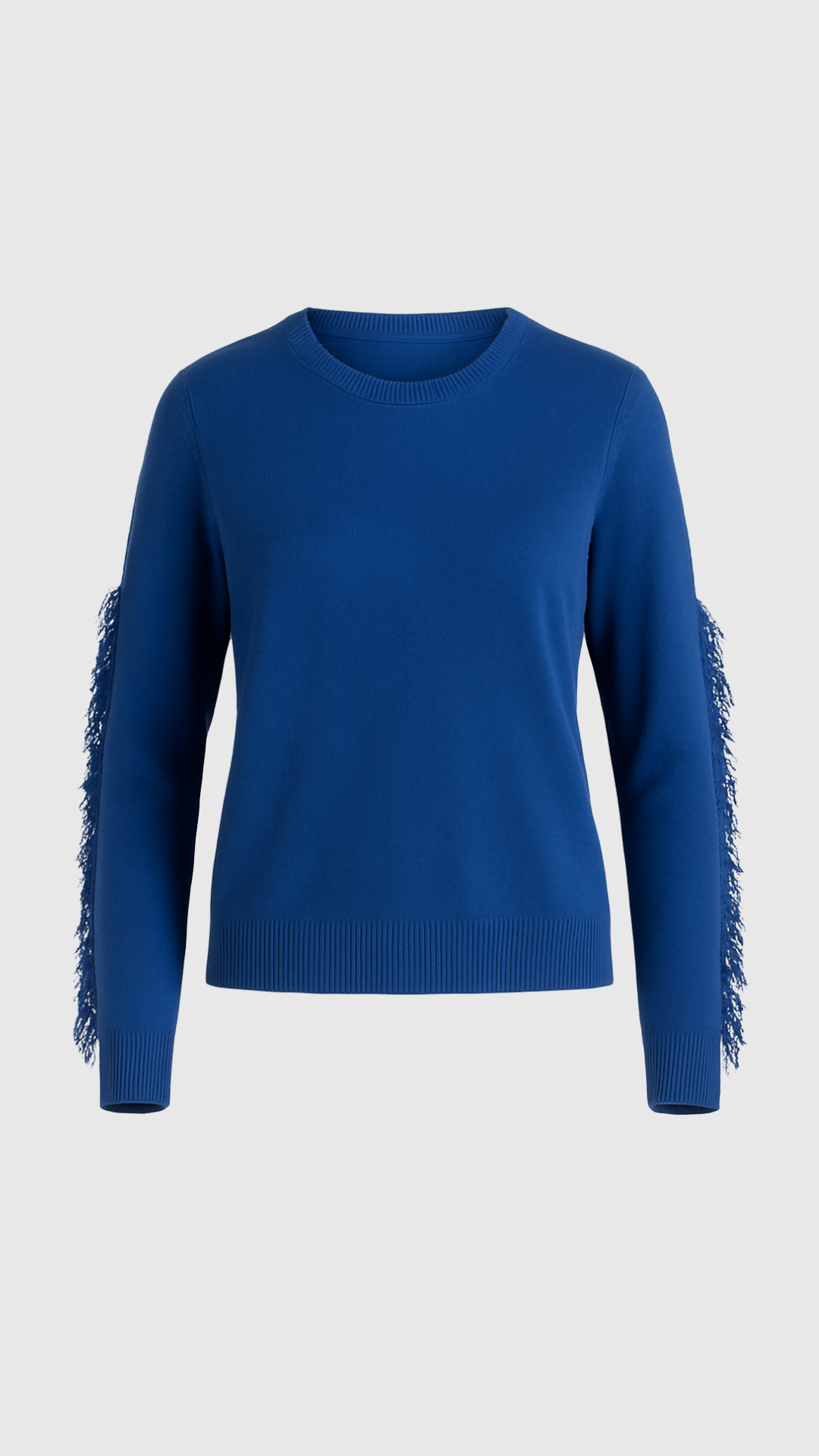 MAFFEO - MAGLIA CON FRANGE MANICA