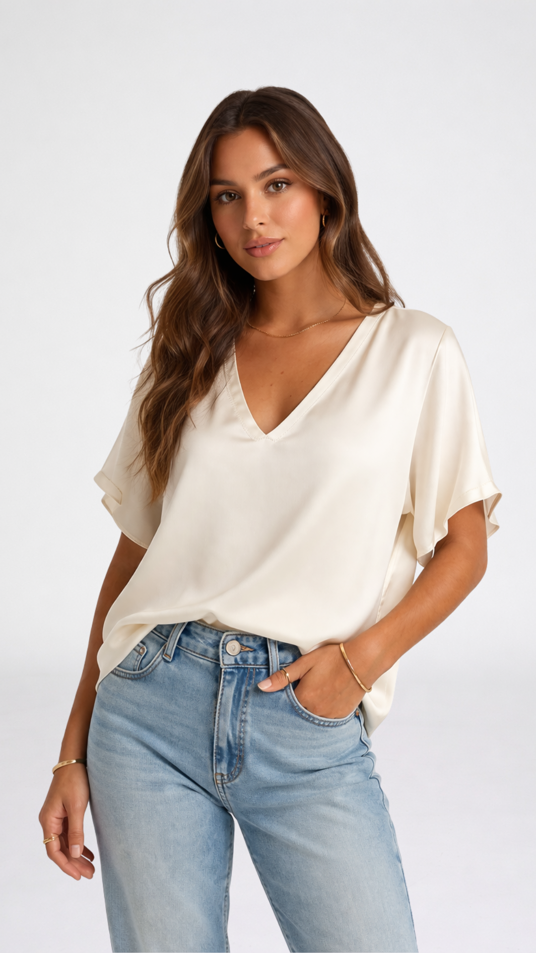 RONDA - BLUSA OVER RASO