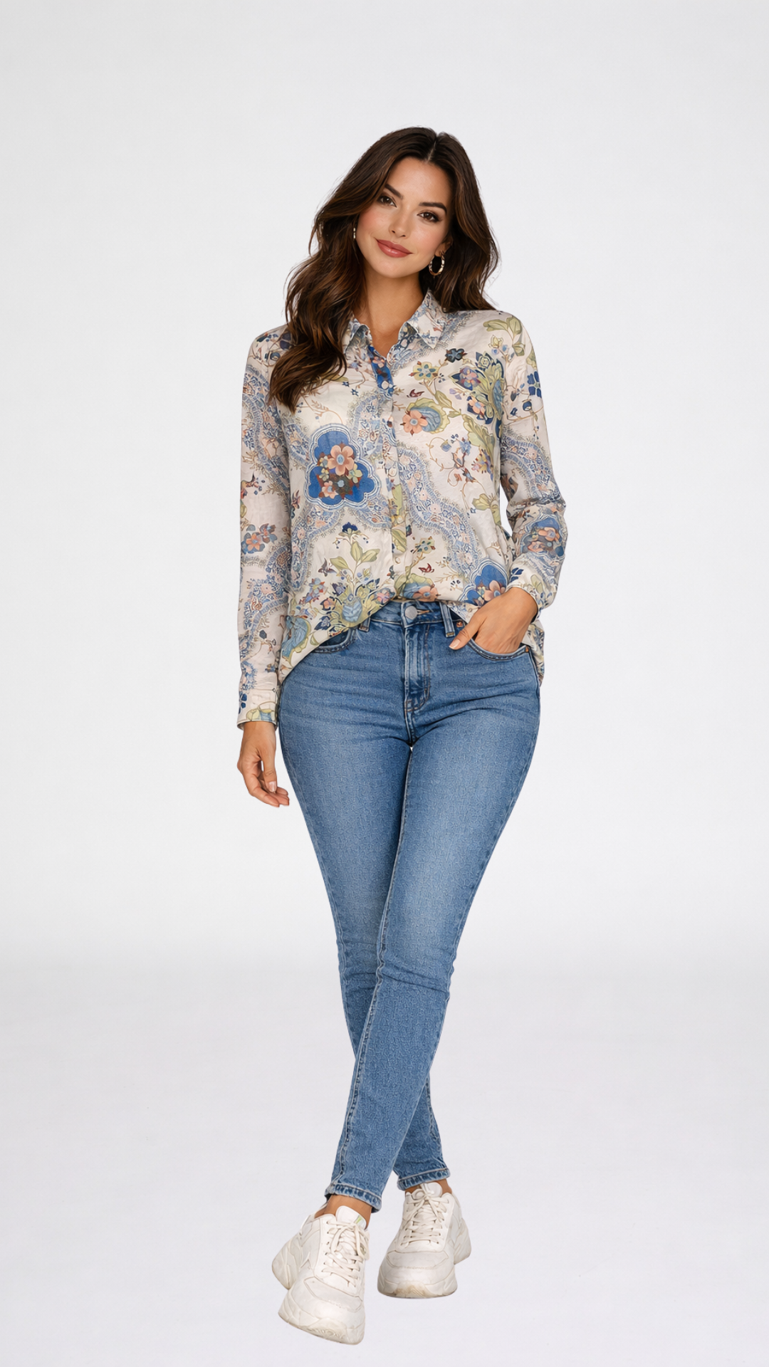 26PCECILIA - CAMICIA STAMPATA