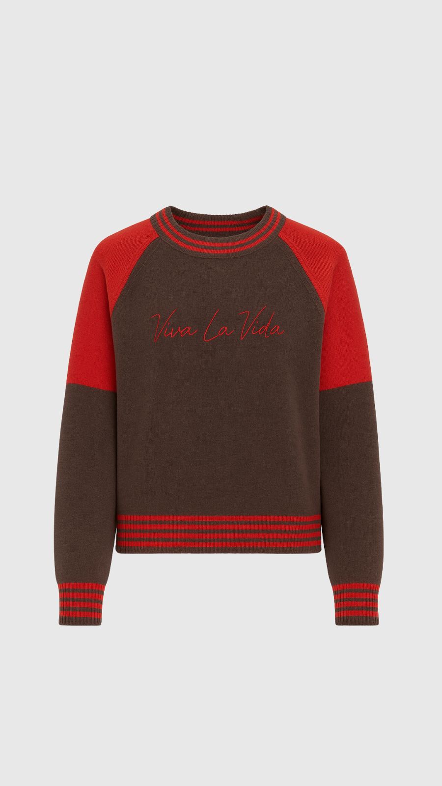 MACAONE - MAGLIA RIGHE CON RICAMO SCRITTA