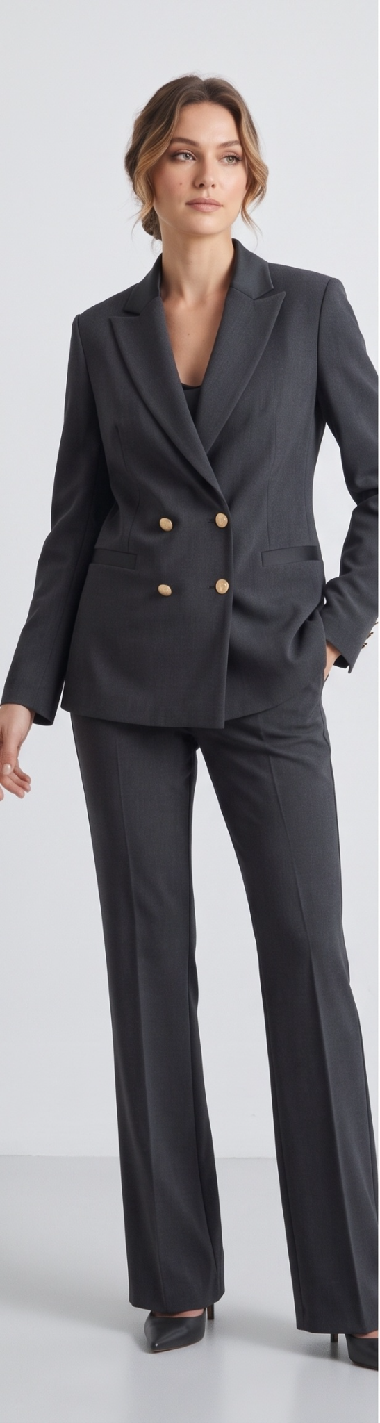 CORFU - COMPLETO DOPPIO PETTO CON PANTALONE ZAMPA