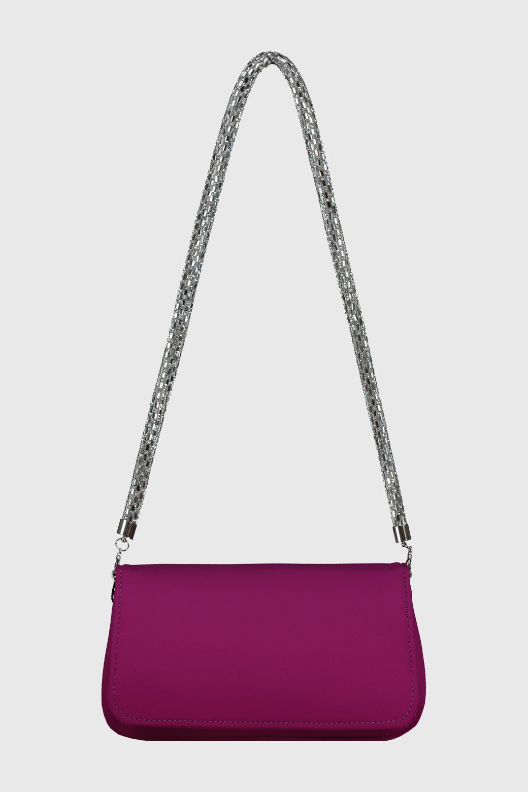 ACROBAZIA - BORSA BAGUETTE CON PAILLETTES CHEVRONNE