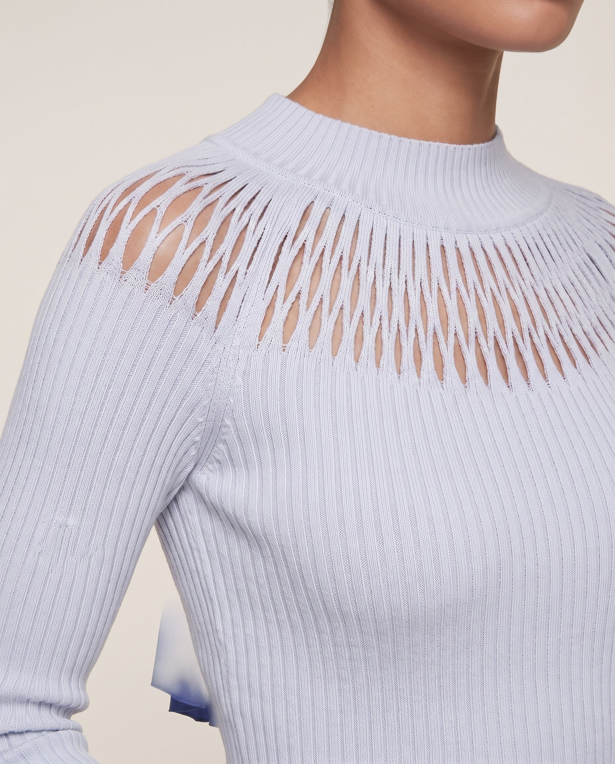 MUSINO - MAGLIA LUPETTO RETE DECOLTE