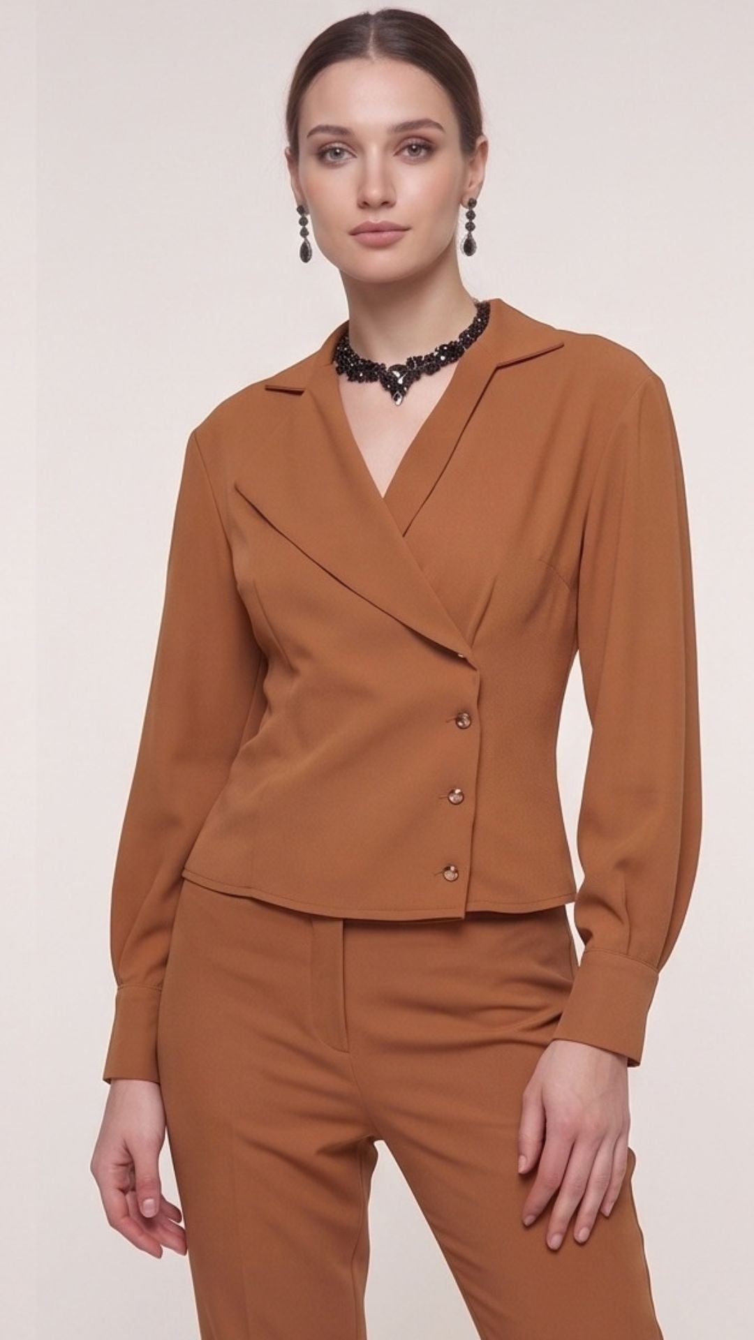 MIRAGGIO - CAMICIA CON ABBOTTONATURA LATERALE