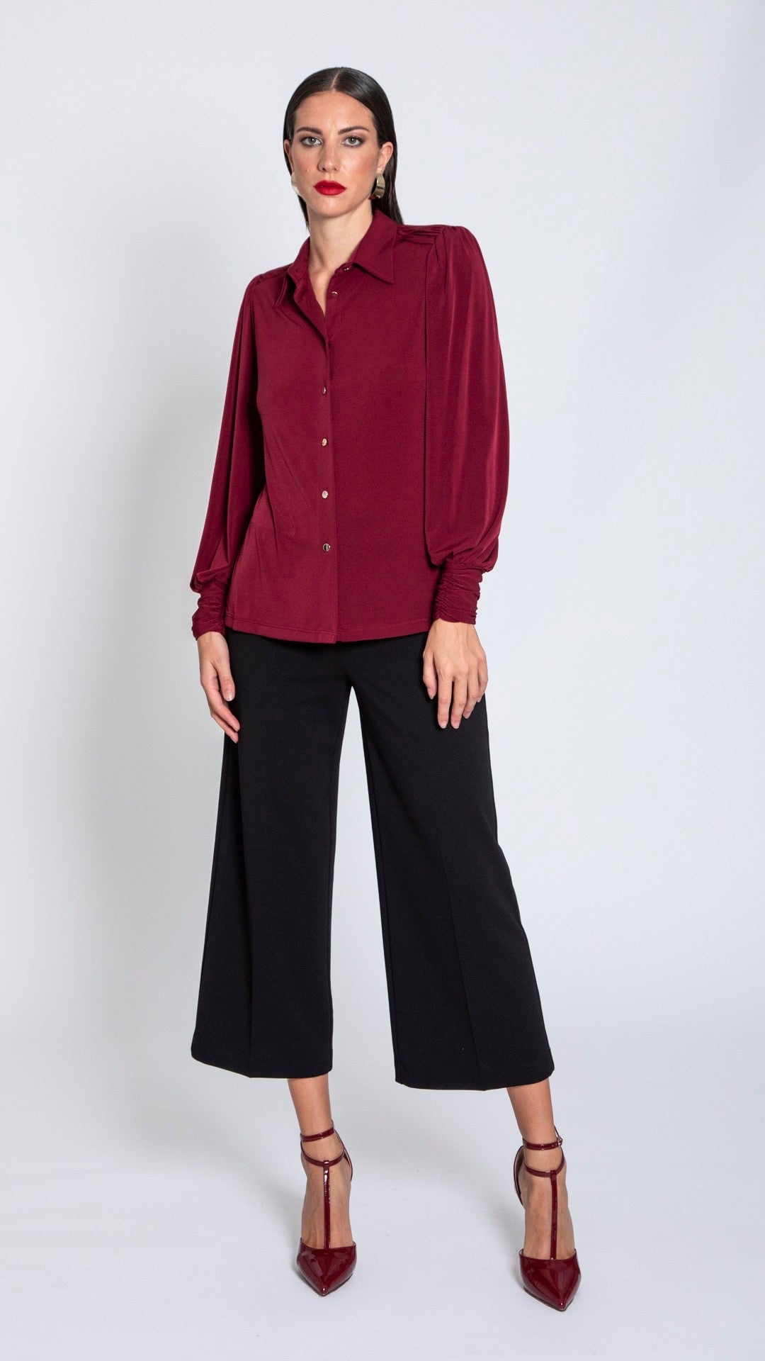 JAB - CAMICIA  CON ARRICCIATURA