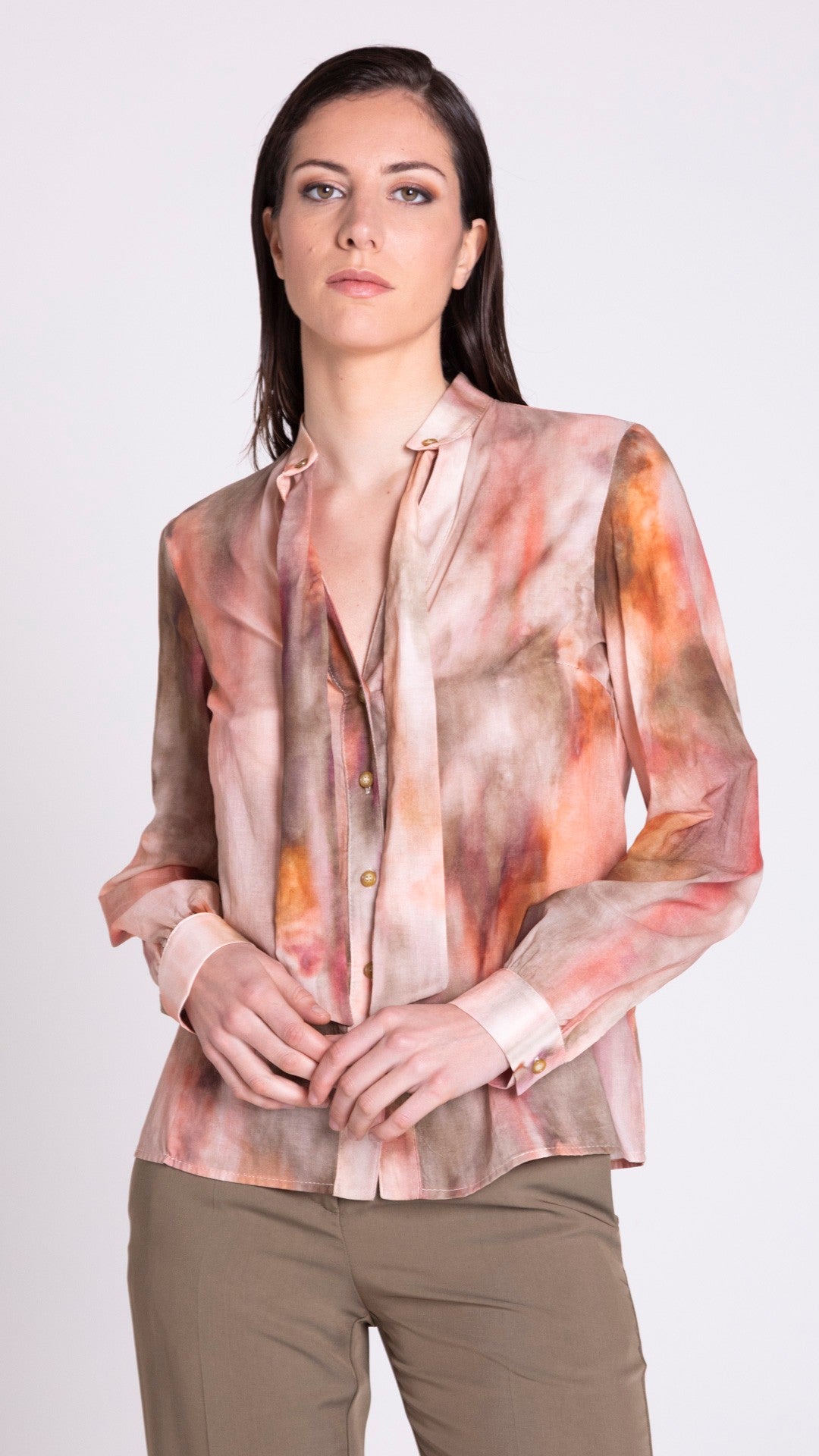 SEROTINA - CAMICIA CON SCIARPINA
