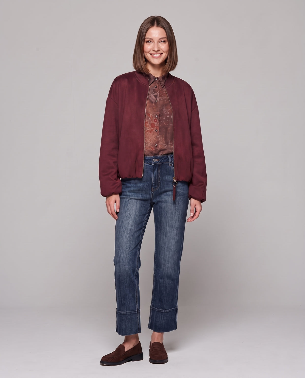 GHERONE - BOMBER OVER CON ZIP