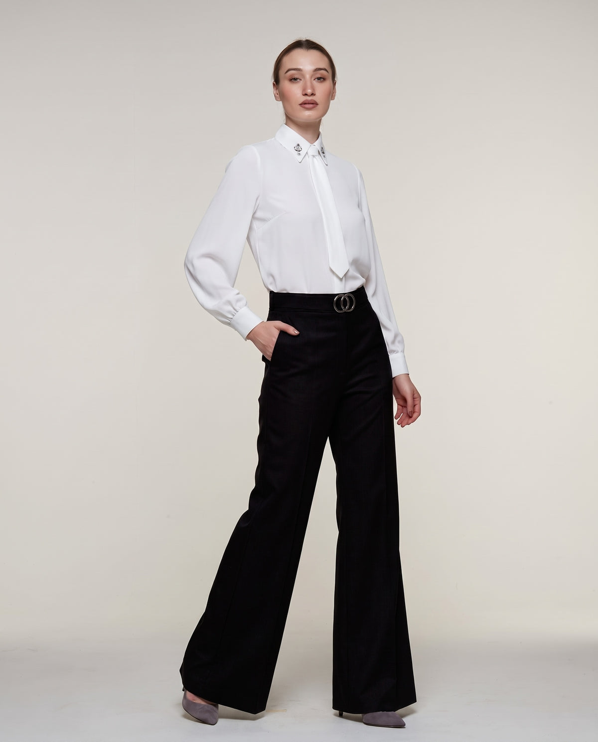 GERONIMO - PANTALONE LARGO CON ACCESSORIO