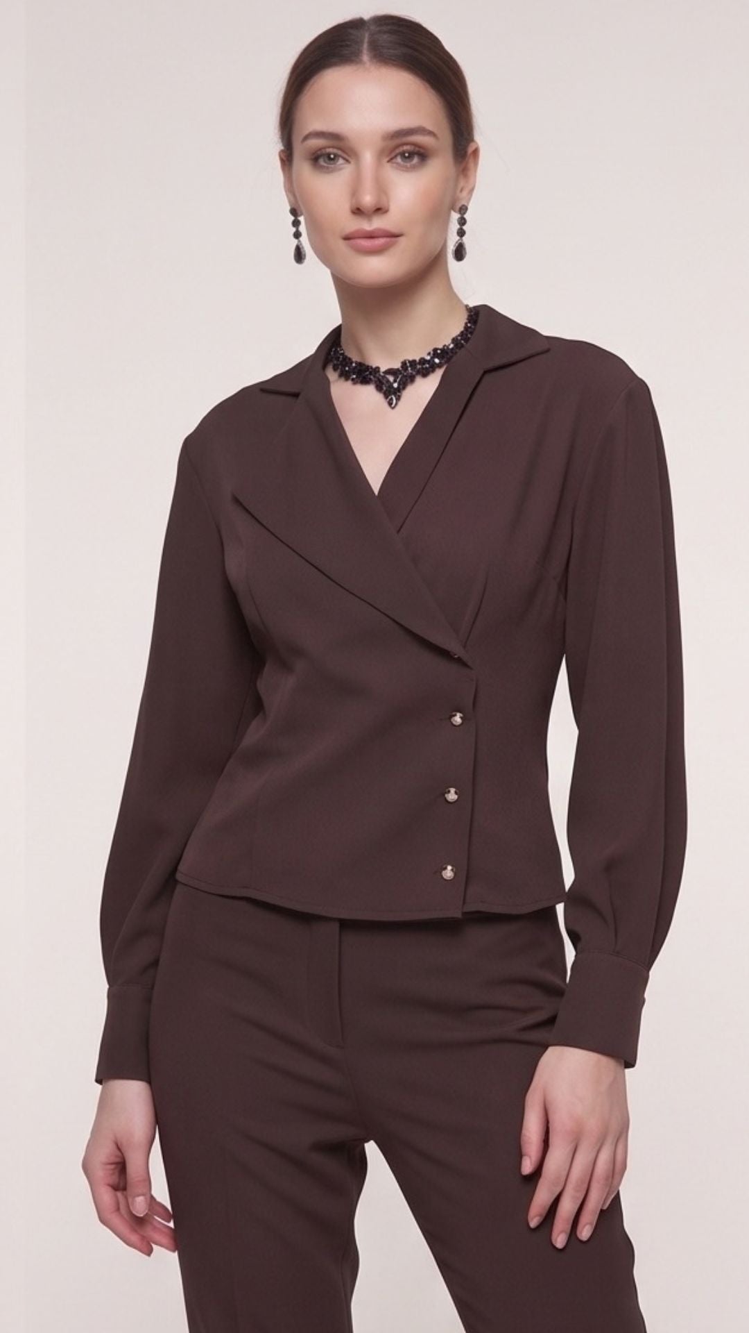 MIRAGGIO - CAMICIA CON ABBOTTONATURA LATERALE
