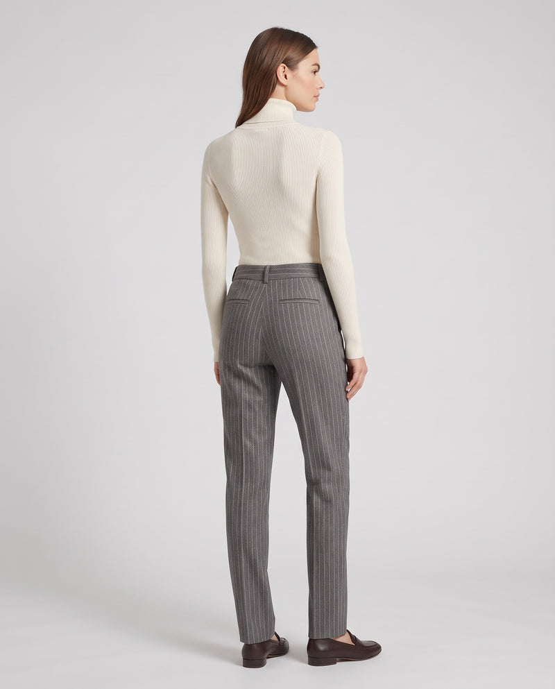 PUNGOLO - PANTALONE ZAMPA CON CINTINI