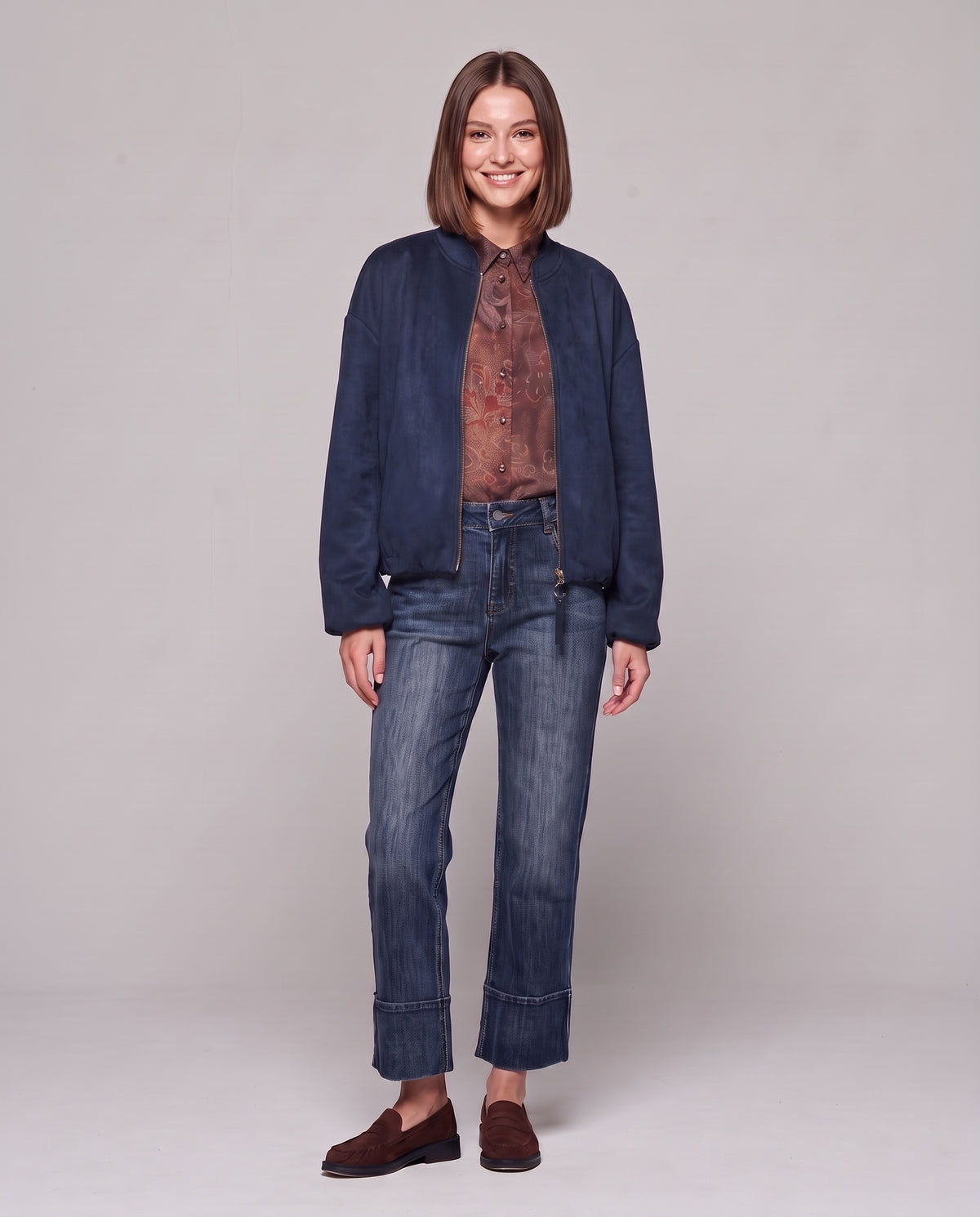 GHERONE - BOMBER OVER CON ZIP