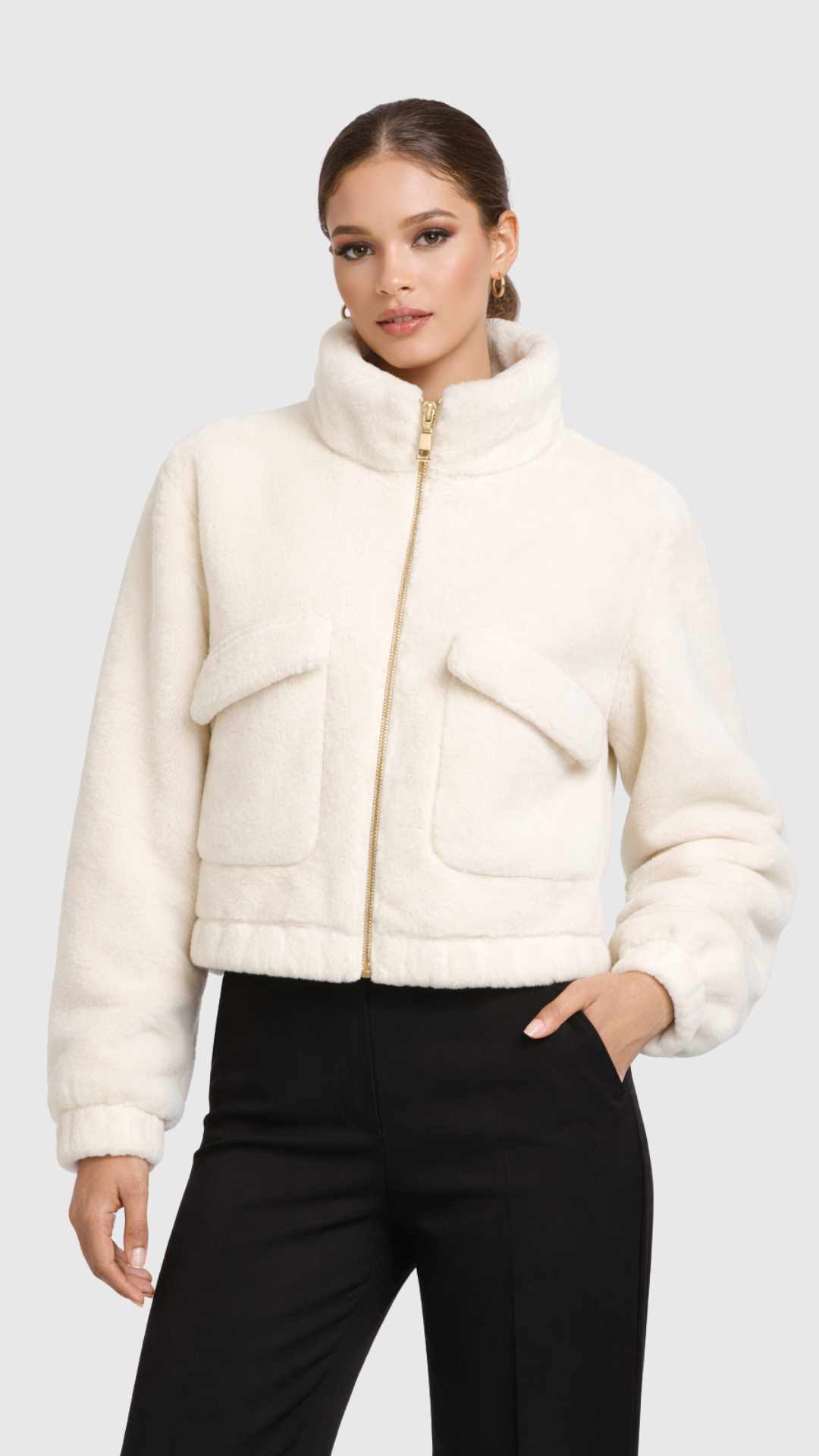 ETTORE - GIUBBINO ZIP ECOPELLICCIA