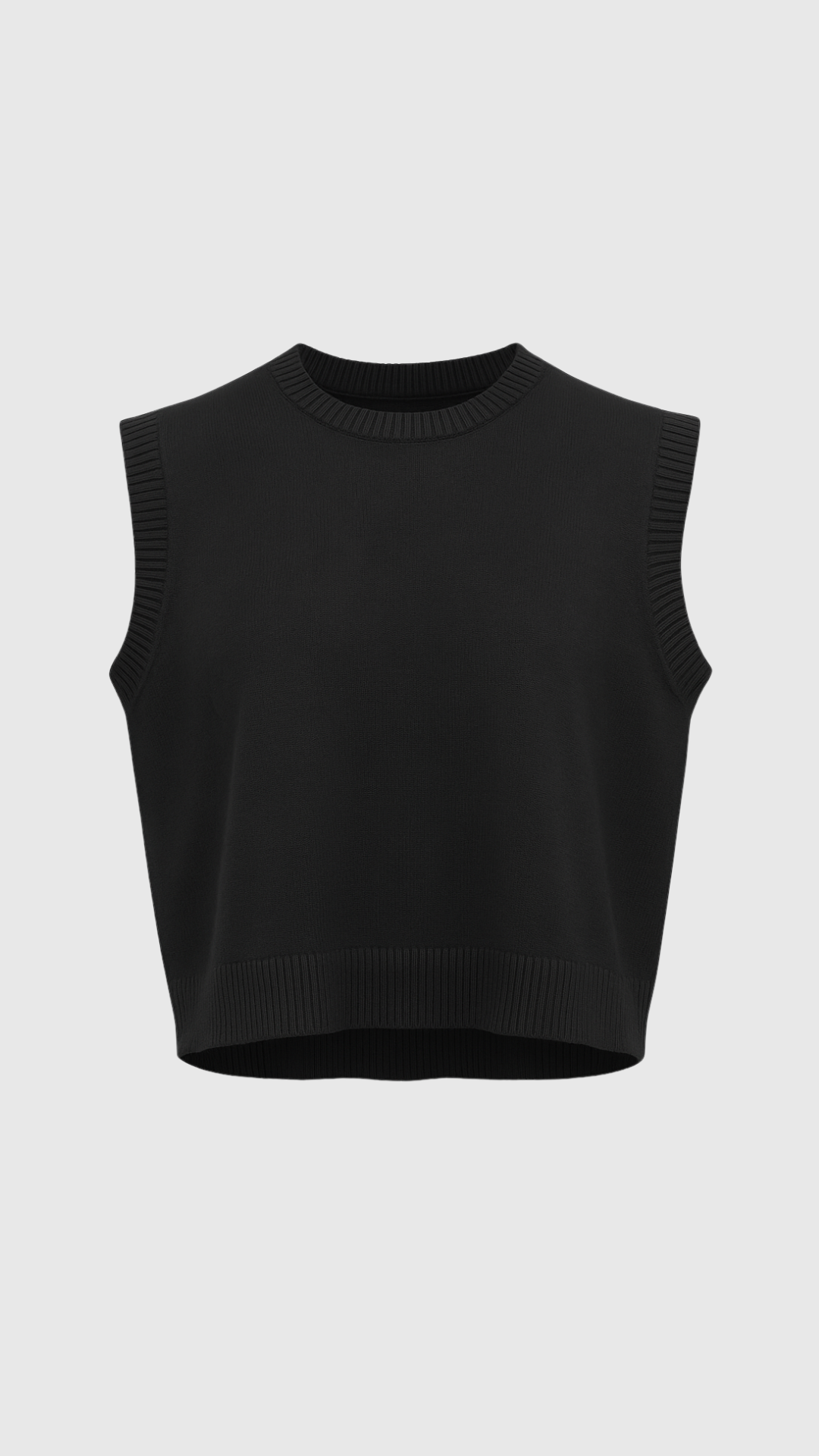 MODA - MAGLIA GILET GIROCOLLO