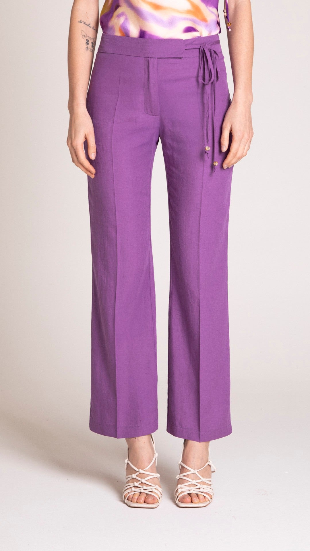 LINGOTTO - PANTALONE CON FIOCCHETTO