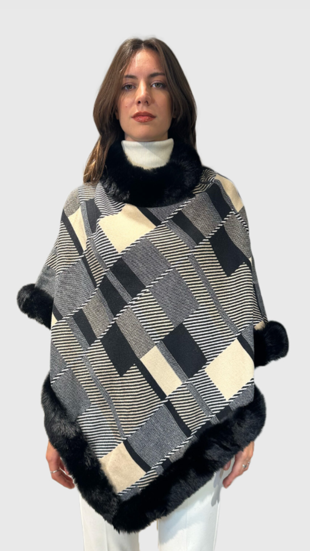 PONCHO ECOPELLICCIA