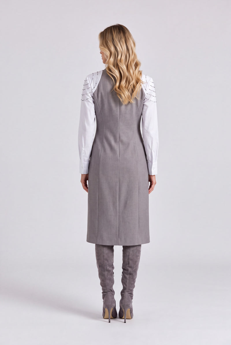 GADGET - ROBE MANTEAU CON STRASS